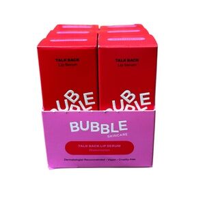 Bubble | Bundle Pack WATERMELON Talk Back Lip Serum 6 Total Skincare Set LIP NWT